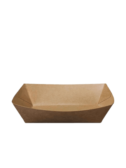 Natural Kraft Boat Trays - product view